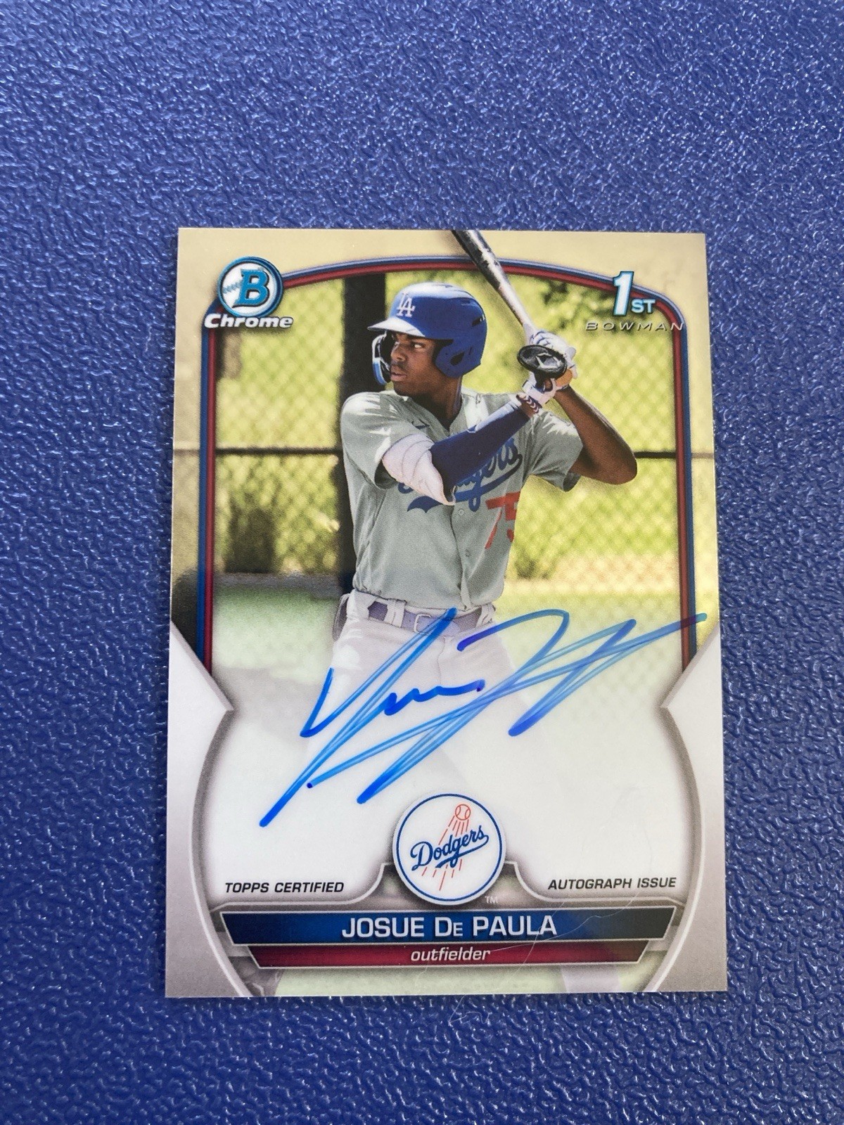 2023 Bowman Chrome 1st Autograph JOSUE DE PAULA AUTO #CPA-JDE DEPAULA