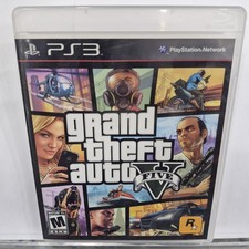 Grand Theft Auto V (PlayStation 3, 2013) With Manual 