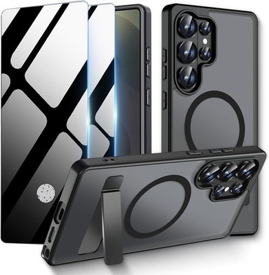 For Samsung Galaxy S26 Ultra Case with Ultra-Thin Shockproof & Folding Kickstand