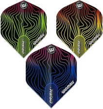 WINMAU Prism Bright Alpha Solar Dart Flight Set - 3 set per pack (9 Flights in T