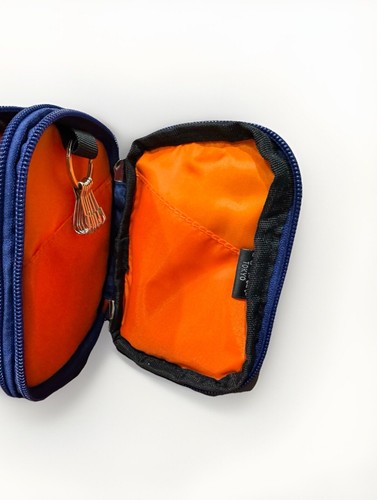 Head PORTER Double Layer Blue Key Pack Nylon Twill 6Key Hooks Made In Japan - Picture 12 of 15