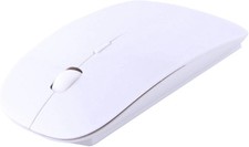 Wireless Mouse, Wireless Adjustable for PC Laptop White