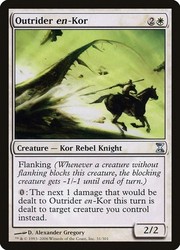 Outrider en-Kor 31 Uncommon Time Spiral Magic: The Gathering