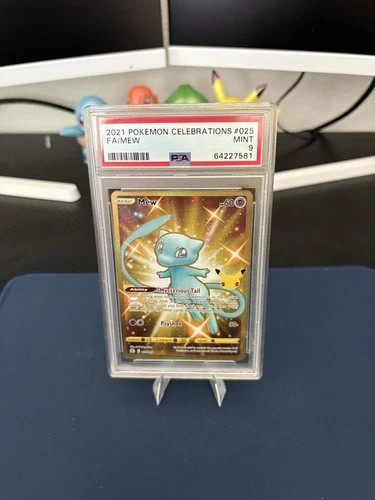 New ListingPokémon TCG Mew 025/025 Celebrations Secret Rare Full Art Holo PSA 9 2021