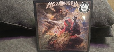 Helloween - Helloween - 2LP Gatefold - Light Blue/Orange Inkspot - SEALED