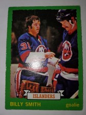 Billy Smith #142 RC Rookie O-Pee-Chee 1973-74 NHL Hockey Card VG. rookie card picture