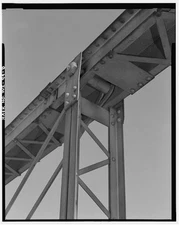 8. VERTICAL TOP CHORD CONNECTION. - Ten Eyck Road Bridge, Spanning Sugar River,