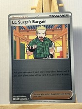 Lt. Surge's Bargain 120/132 Uncommon Mega Evolution Pokemon Reverse Holo NM