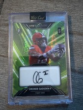 Oronde Gadsden II 4/8 Auto Rookie Wild Card. rookie card picture