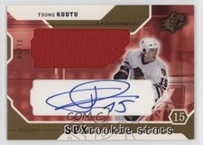 2003-04 SPx Rookie Stars Radiance 31/50 Tuomo Ruutu #225 Auto 0t9e