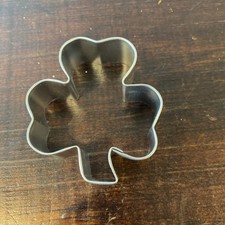 Shamrock Cookie Cutter 3" St Patricks Day Irish Metal