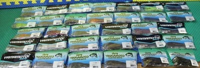 Gary Yamamoto Hula Grub 5'' Double Tail Soft Bait 10pk 97-10 EACH SOLD SEPARATELY