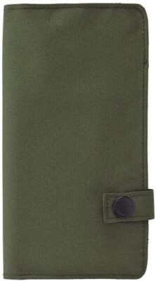LIHIT LAB Pen Pencil Smart Fit Slim Case 190mm A7585-22 Olive jacket pocke Japan