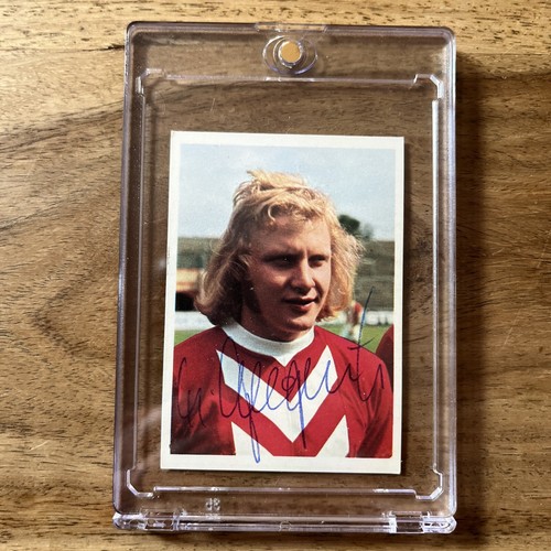 MANFRED BURGSMÜLLER ROT WEISS ESSEN Autogramm Bergmann BVB WERDER BREMEN
