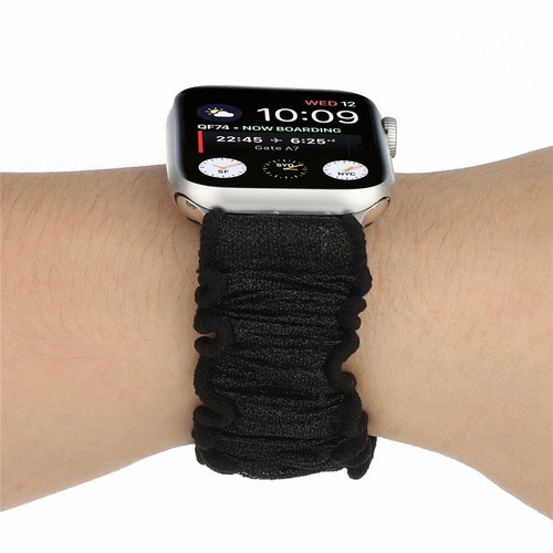 Scrunchie Bracelet Band Strap for Apple Watch 10 9 8 7 6 SE 40/44/41/45/42/46mm - Picture 10 of 36
