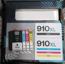 910XL Printer Ink Cartridge 4 Pack Black Cyan Magenta Yellow New Open Box