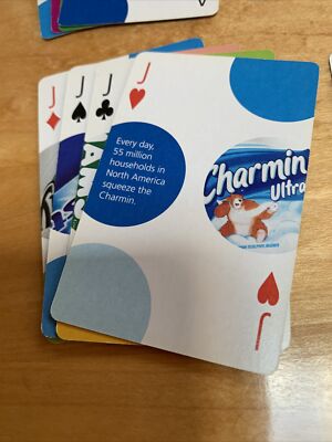 Procter & Gamble P&G - 2 Decks Playing Cards. Diff Fronts/Same Pictured Backs -X