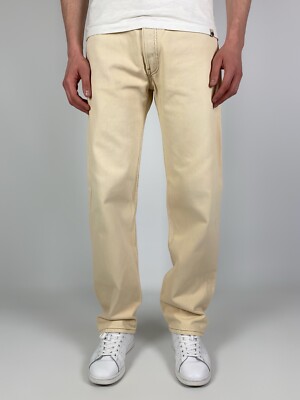 パンツ viavanda v cut denim pants beige M BOTTOMS – VIAVANDA