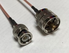 BNC Male to UHF Male Coaxial RG316 Wireless Antenna Cable USA HIgh Quality