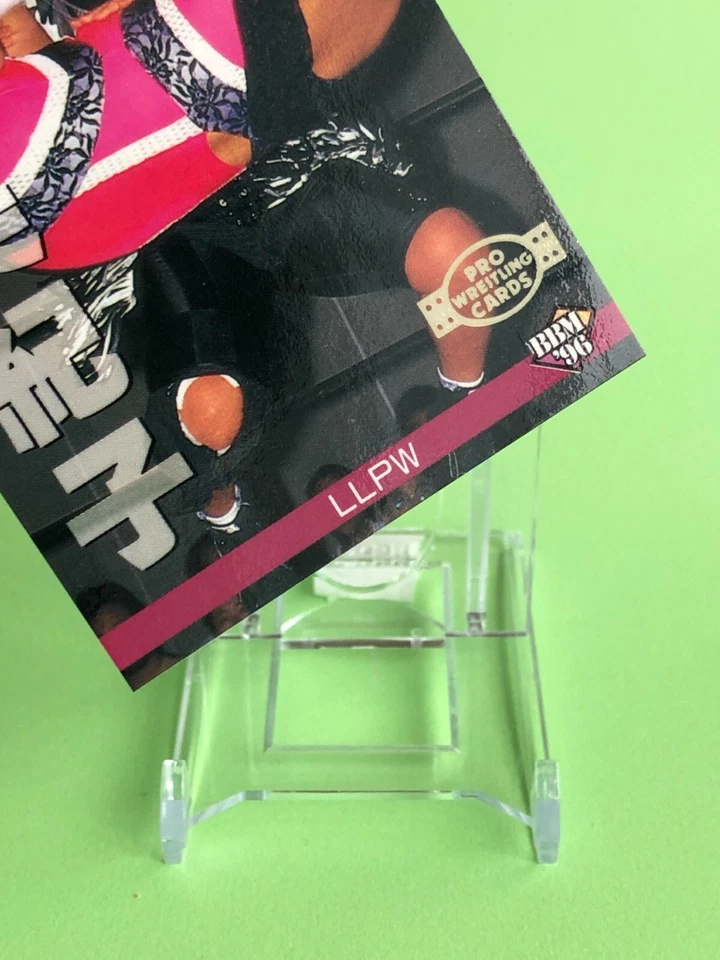 Mikiko Futagami Pro Wrestling Cards LLPW BBM '96 BASEBALL MAGAZINE Japanese - Image 4 of 4