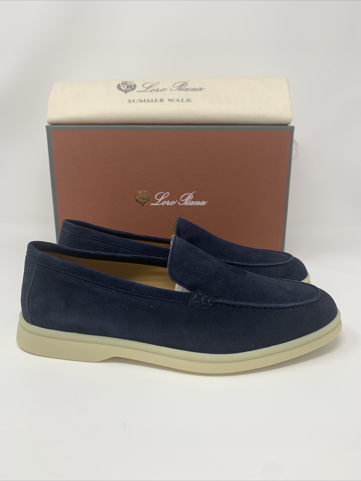 Loro Piana Summer Walk Moccasin suede 