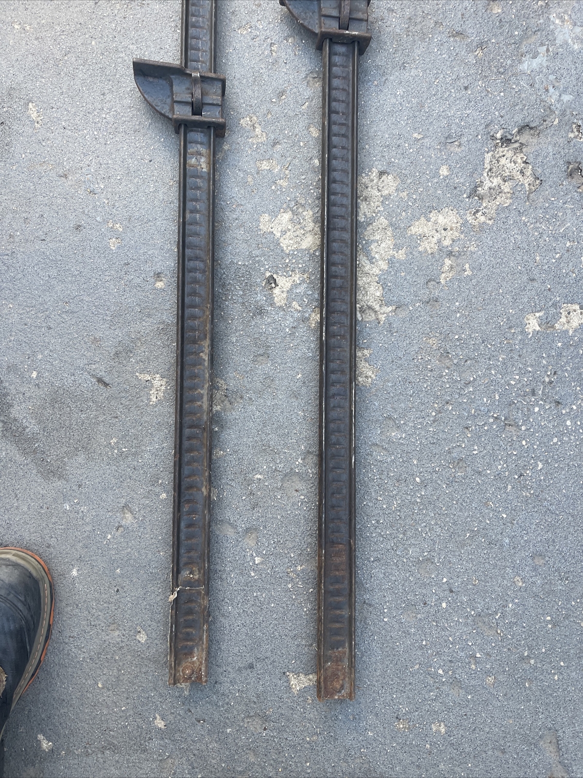 2 Vintage Antique Bar Clamp 67” CINCINNATI TOOL Co. Heavy Duty 640 B