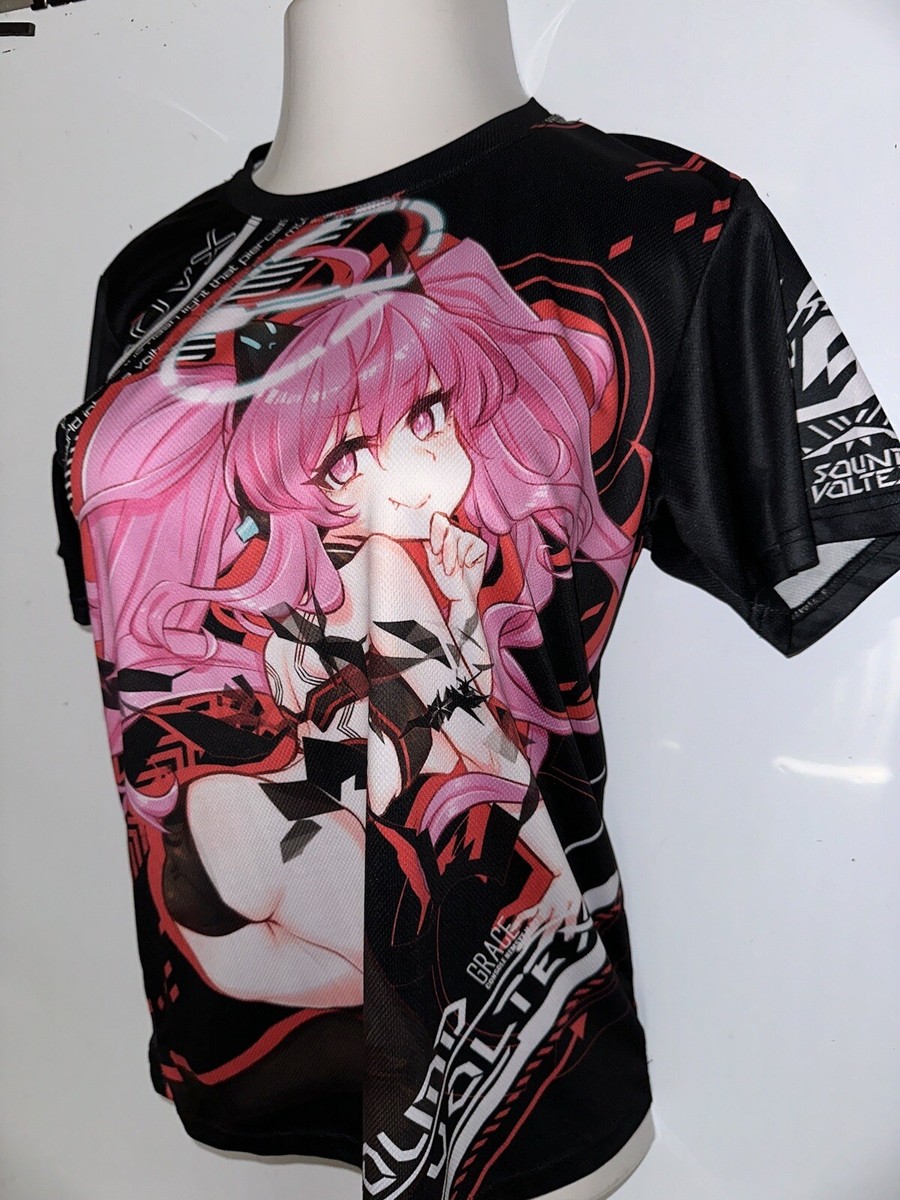Rare! SOUND VOLTEX Black Short Sleeve Performance Shirt By ARTSCOW