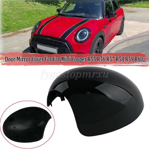 Left Side Gloss Door Mirrors Cover Caps For Mini Cooper R55 R56 R57 R58 R60 R61 - Picture 2 of 12