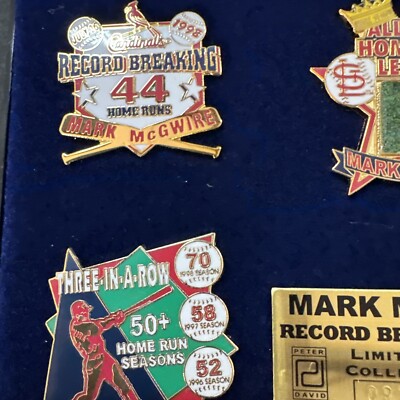 McGwire記念ピンバッチ！！ Mark McGwire's Record Breaking Season Limited Edition Pin