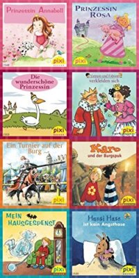 Pixi Serie 172 - Prinzessinnen, Ritter und Gespenster - Buch Nr. 1547-1554