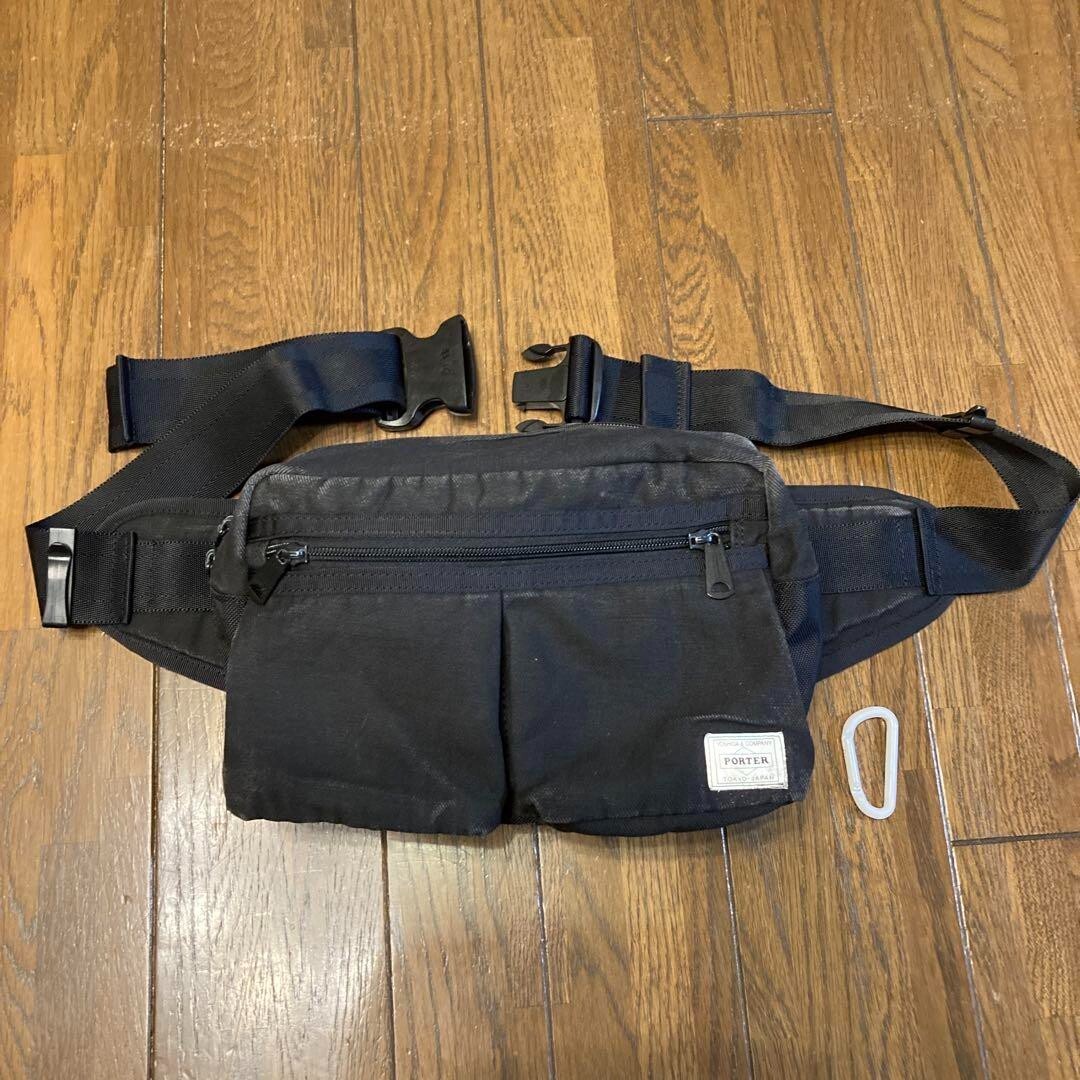 【美品】PORTER / SWITCH WAIST BAG Yoshida Porter Switch Waist Bag Black Rare From Japan Used