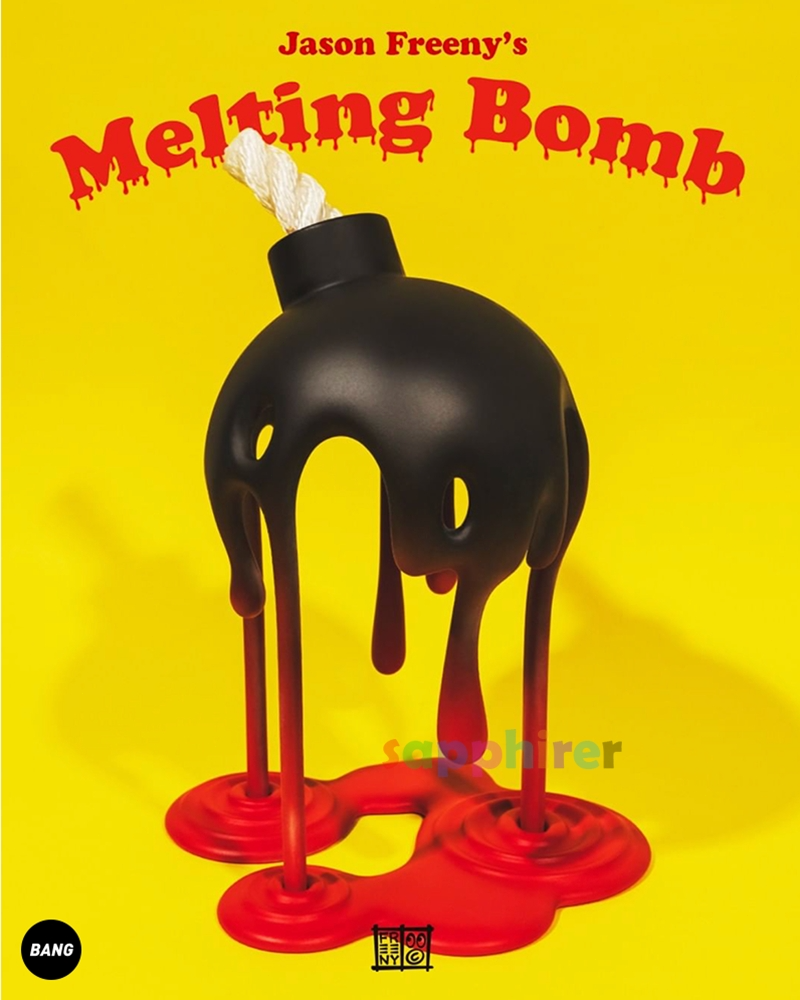 MIGHTY JAXX JASON FREENY MELTING BOMB POLYSTONE Home Decor Art