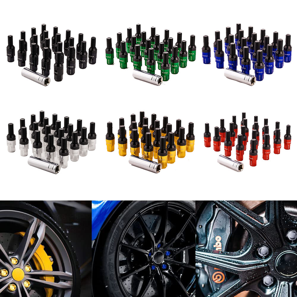 20pcs M12x1.25 Wheel Lug Bolts 28mm Shank Cone Seat Studs Set for Jeep Chrysler