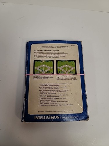 Major League Baseball (Intellivision, 1980) - Picture 2 of 4