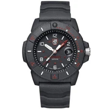 Luminox Men's Watch Navy Seal Swiss Quartz Rotating Bezel Black Dial Strap 3615