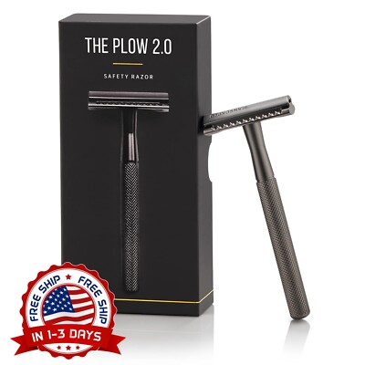 Maquinilla De Afeitar Para Hombre Mujer Clasica Rastrillos Navaja Doble Filo NEW