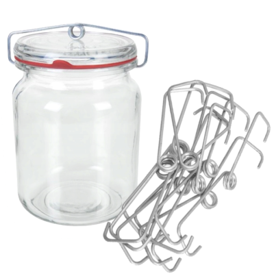 doppelwandige gläser mit henkel Homla CEMBRA RETRO, 2 x 320 ml Glasur:Striche