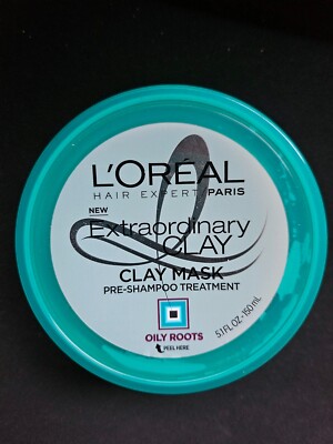 L'Oréal Paris Hair Expert Extraordinary Clay Pre-Shampoo Cleaning Mask, 5.1 oz
