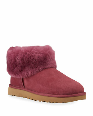 1106757 UGG Australia Classic MINI FLUFF Suede Boots US 11 I LOVE SHOES 
