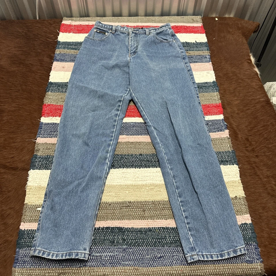 复古 Jag Clothing 高腰牛仔裤女式 14 31x31 英寸高腰妈妈 EXC 二手状况完好 — 第 3/4 张图片