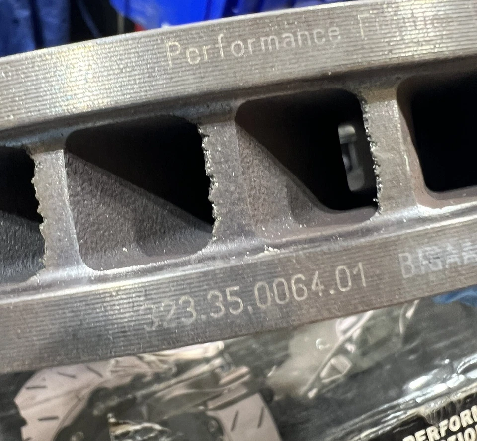 Performance Friction Brake Rotor 323.35.0064.31 Racing NASCAR Asphalt - Image 2 of 4