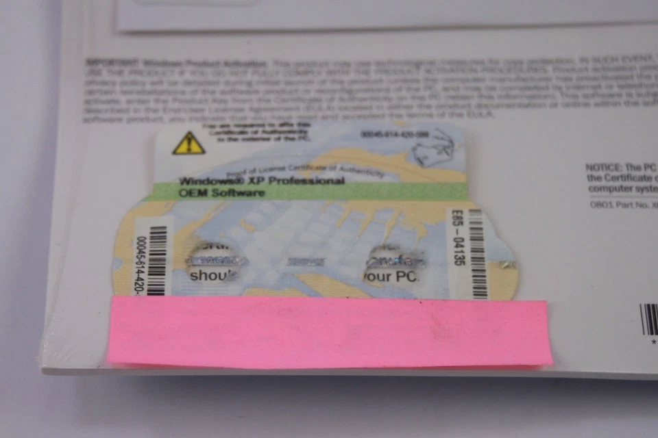 MICROSOFT WINDOWS XP PROFESSIONAL con SISTEMA OPERATIVO COMPLETO SP2 MS WIN PRO 32 bits Foto 3 de 4