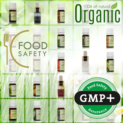 Oli essenziali biologici certificati 5 ml | TERAPEUTICO E ALIMENTARE