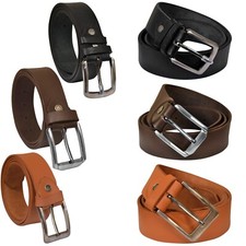 Gürtel 100 % Echt Leder Jeansgürtel 4cm Herren Damen Ledergürtel Gurt