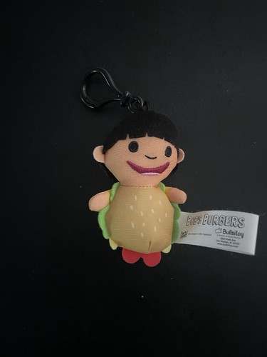 Bob's Burgers Gene Bullsitoy 4-Inch Dangler Clip-On Plush Keychain (G) - Afbeelding 1 van 3
