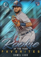 Dawel Lugo 2019 Bowman ROY Favorites Chrome #ROYF-3 RC Rookie Tigers