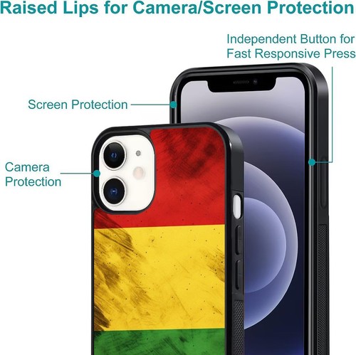 For Samsung A15 A16 S23 S24 S25 Ultra FE Aluminum Cover rastafarian flag texture - 第 18/25 張圖片