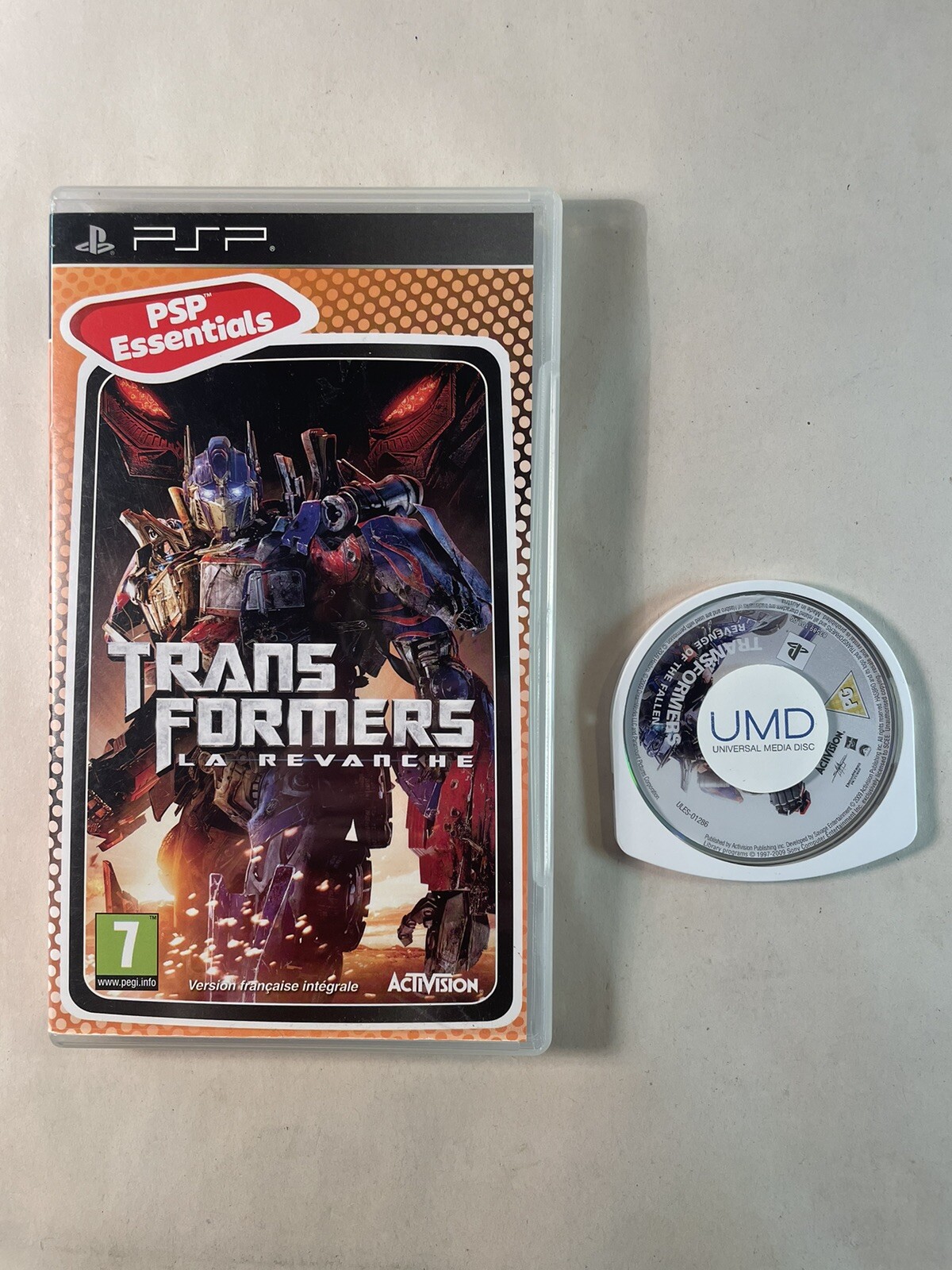 TRANSFORMERS...la revanche...jeu complet...sur PSP 