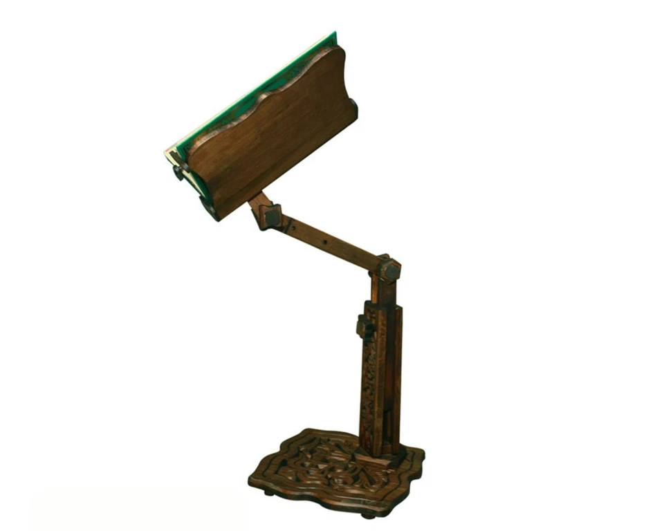 Big Size Adjustable Wooden Book Stand Quran Bible Torah Heavy Book Stand Holder Foto 4 de 4