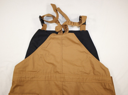 Red Kap Heavyweight Duck Canvas Bib Overalls BD20BD Brown/Beige Men's 44x34 - Picture 9 of 12